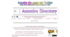 Desktop Screenshot of annuaire-twitter.danslemonde.net