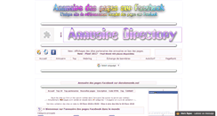 Desktop Screenshot of annuaire-facebook.danslemonde.net
