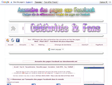 Tablet Screenshot of annuaire-facebook.danslemonde.net