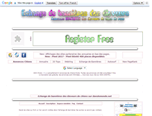 Tablet Screenshot of echange-chiens.danslemonde.net
