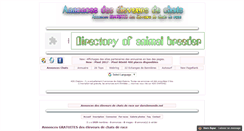 Desktop Screenshot of eleveurschats.danslemonde.net