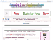 Tablet Screenshot of annuaire-sites.danslemonde.net