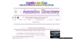 Desktop Screenshot of annuaire-blogs.danslemonde.net