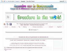 Tablet Screenshot of annuaire-gastronomie.danslemonde.net