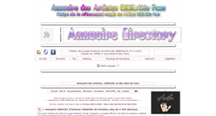 Desktop Screenshot of annuaire-celebrites.danslemonde.net