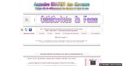 Desktop Screenshot of annuaire-chats.danslemonde.net